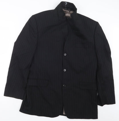 Mens UK Size 40 Marks and Spencer Regular Black Suit Jacket