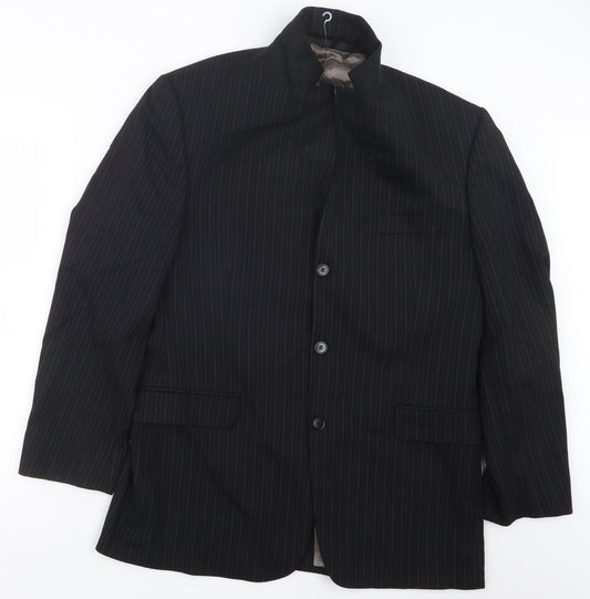 Mens UK Size 40 Marks and Spencer Regular Black Suit Jacket