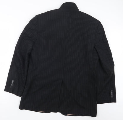 Mens UK Size 40 Marks and Spencer Regular Black Suit Jacket