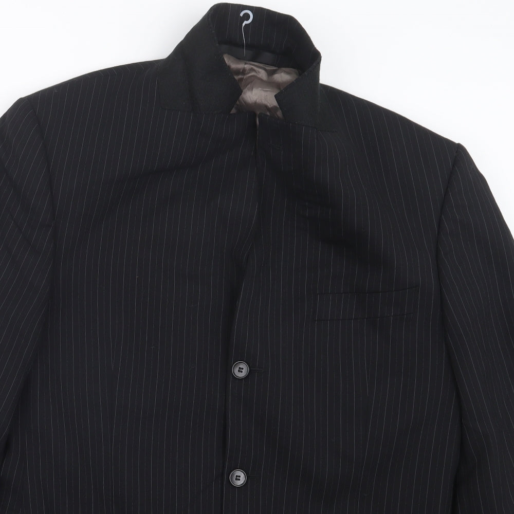 Mens UK Size 40 Marks and Spencer Regular Black Suit Jacket
