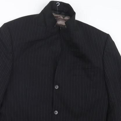 Mens UK Size 40 Marks and Spencer Regular Black Suit Jacket