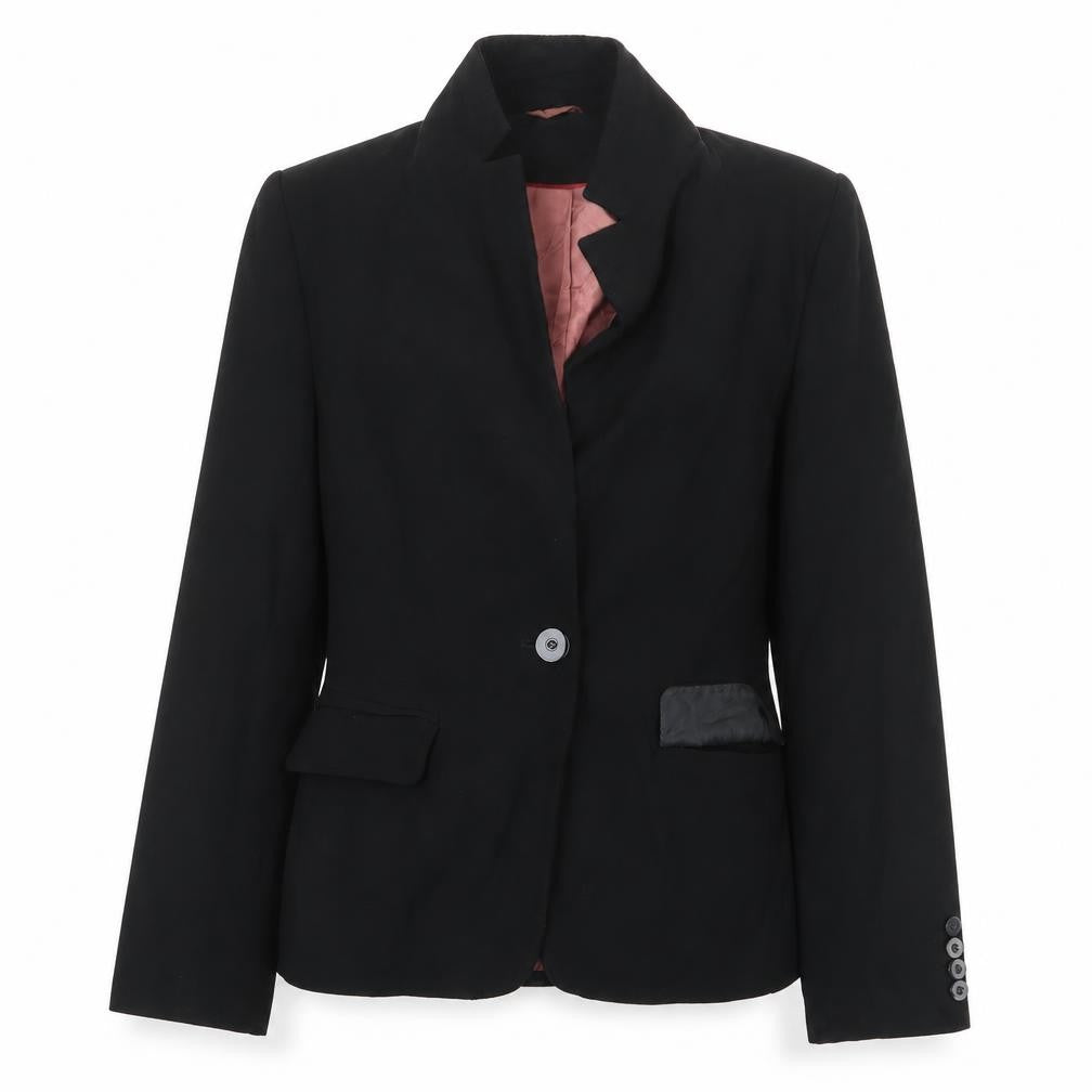 Womens UK Size 10 Preworn Black Jacket