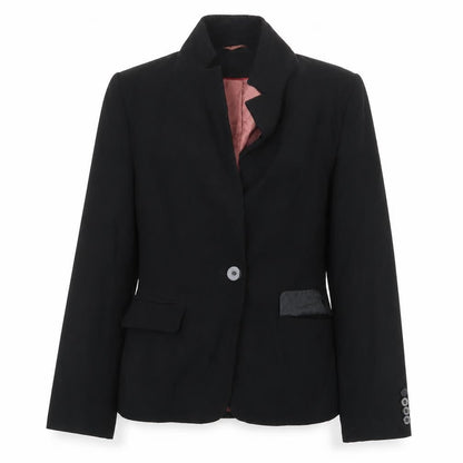 Womens UK Size 10 Preworn Black Jacket