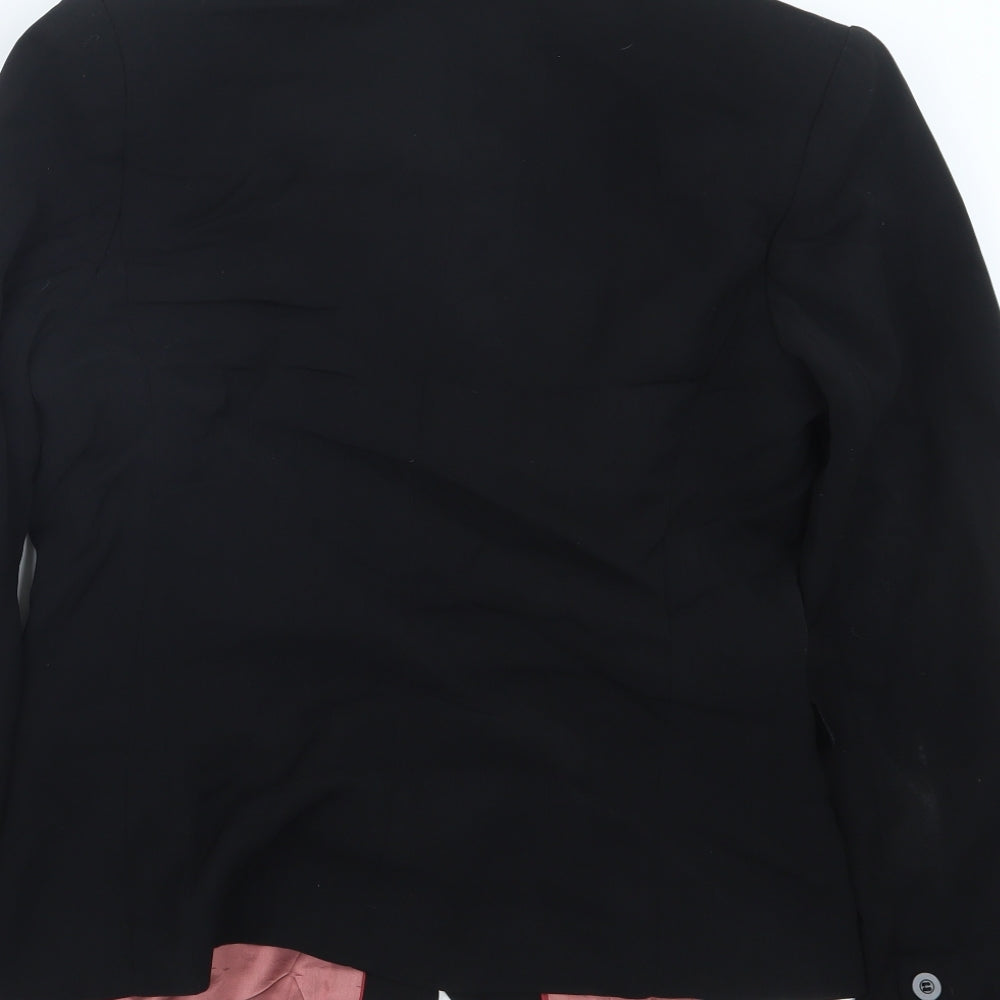 Womens UK Size 10 Preworn Black Jacket