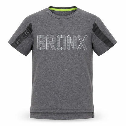F&F Boys Grey   Basic T-Shirt Size 8-9 Years  - Bronx