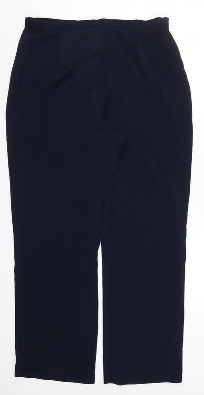 AMARANTO Womens Blue   Trousers  Size 18 L29 in