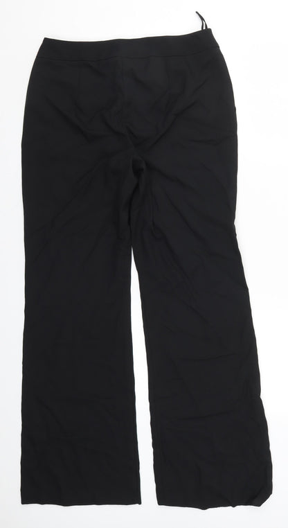 Woolworths Womens Black   Trousers  Size 10 L31 in