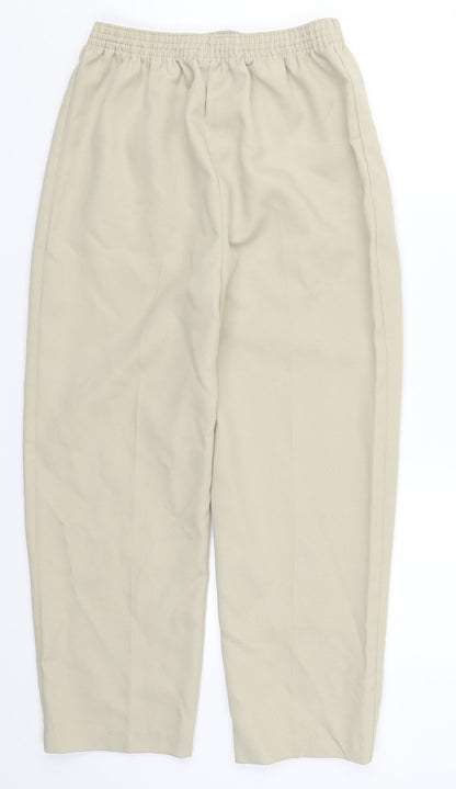 Womens UK Size 12 Slimma Regular Fit  Beige Trousers