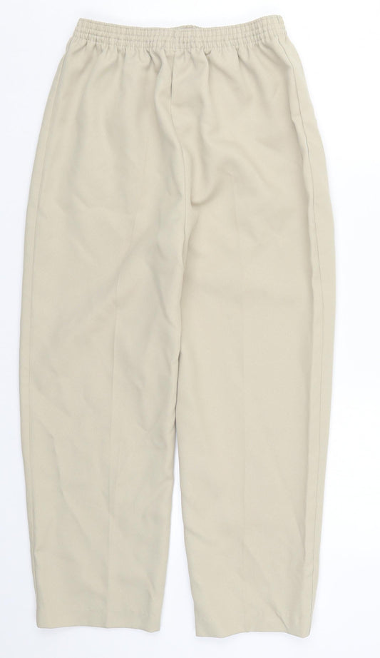 Womens UK Size 12 Slimma Regular Fit  Beige Trousers