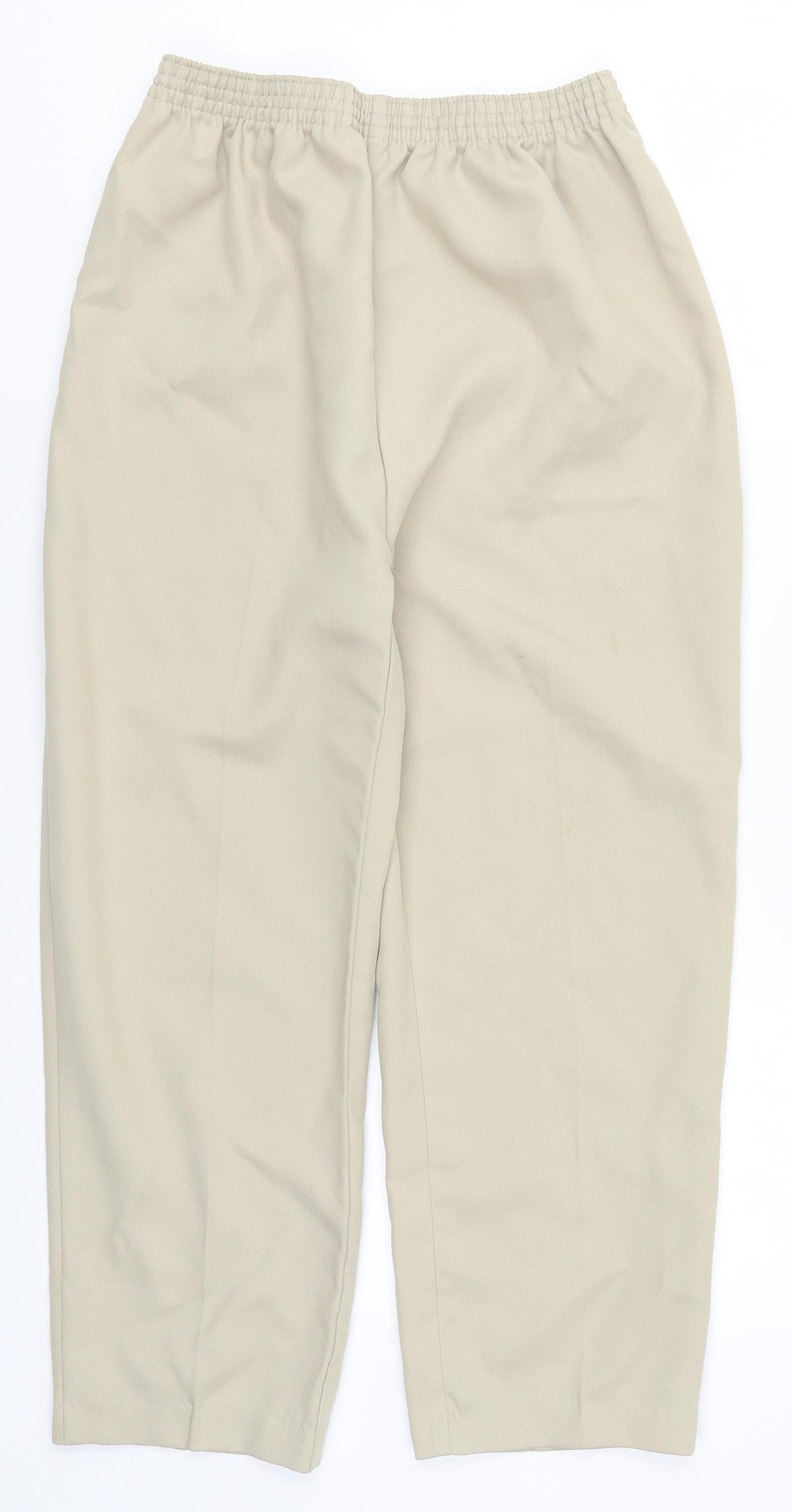 Womens UK Size 12 Slimma Regular Fit  Beige Trousers