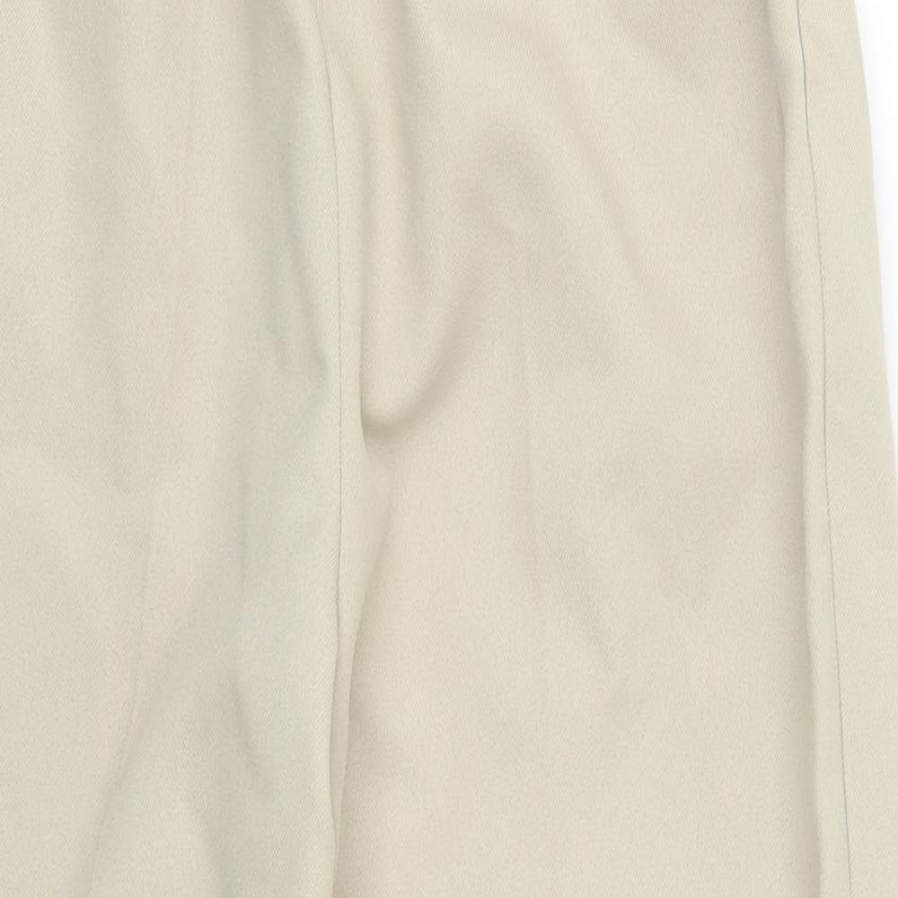 Womens UK Size 12 Slimma Regular Fit  Beige Trousers