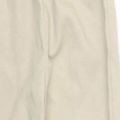 Womens UK Size 12 Slimma Regular Fit  Beige Trousers