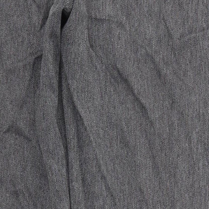 Womens UK Size 12 Debenhams Regular Fit  Grey Trousers