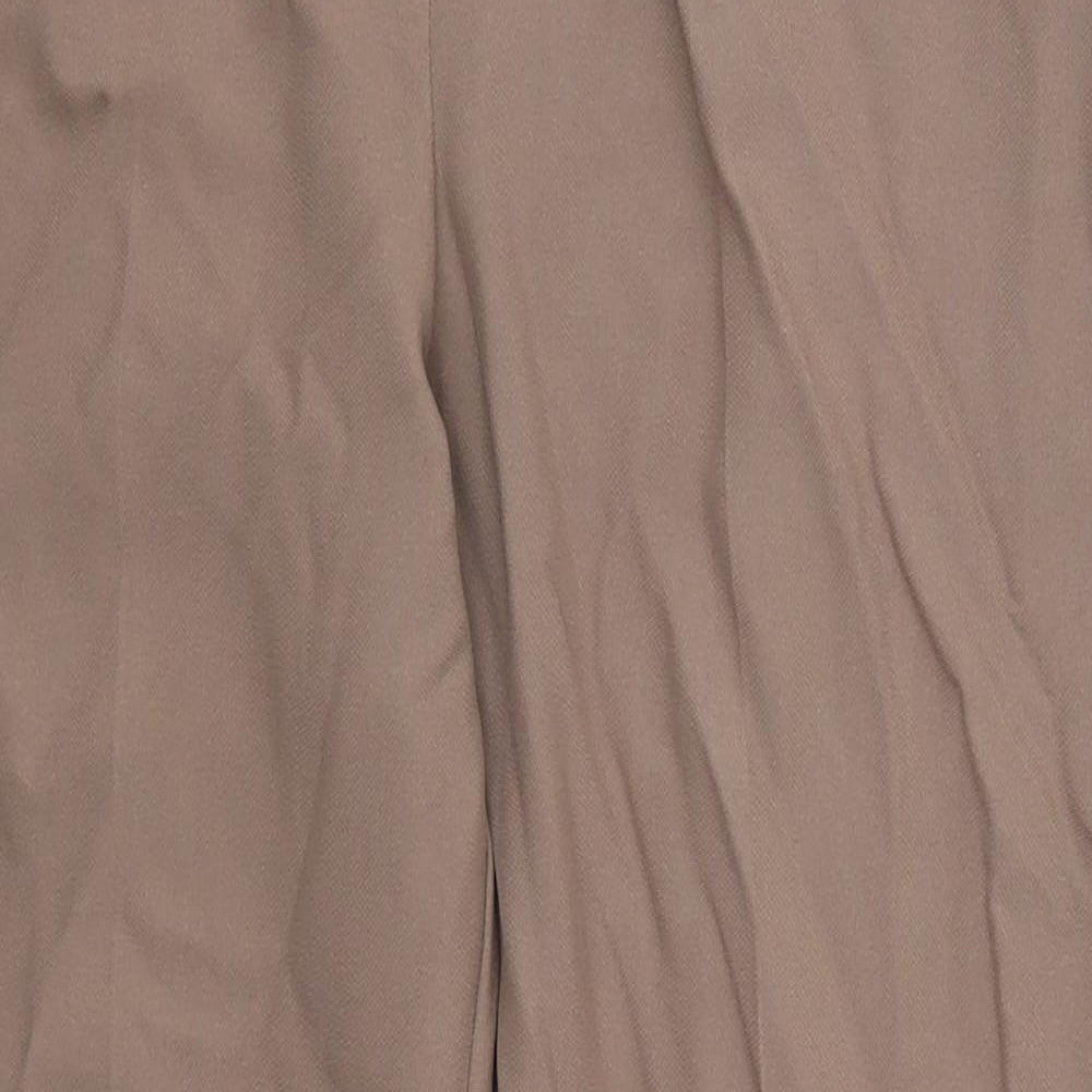 Womens UK Size 14 BHS Regular Fit  Brown Trousers