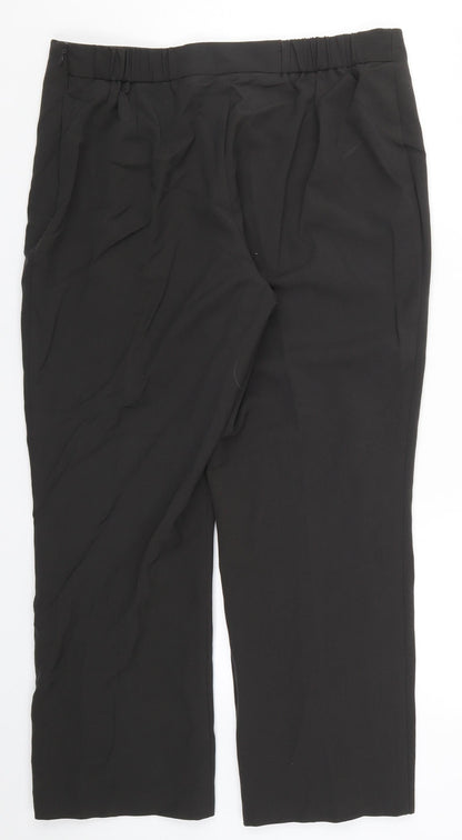 Womens UK Size 14 Marks and Spencer Regular Fit  Green Trousers
