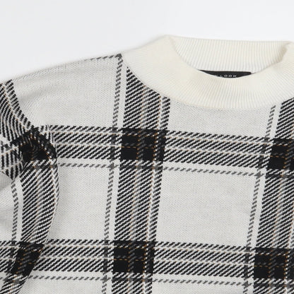 Womens UK Size M New Look White Pullover Jumper