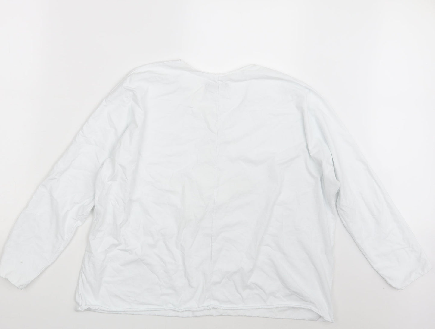 Preworn Womens White   Basic T-Shirt One Size