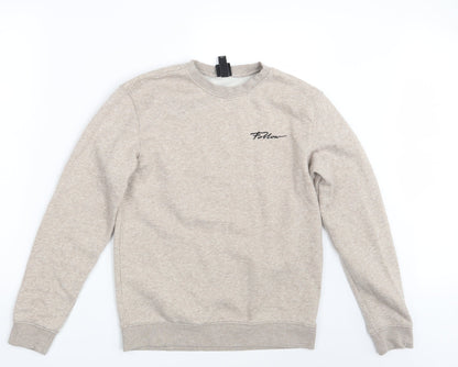 Womens UK Size XS H&M Beige Pullover Jumper