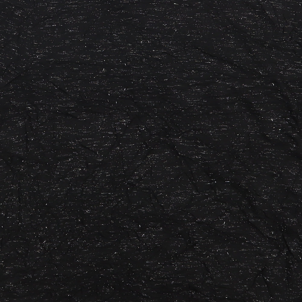 Womens UK Size 10 NEXT Black Basic T-Shirt
