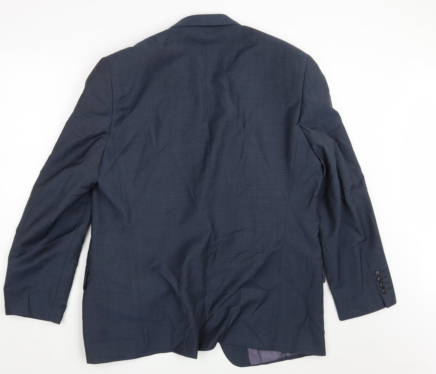 Mens UK Size 44 HIJKLM Blue Jacket
