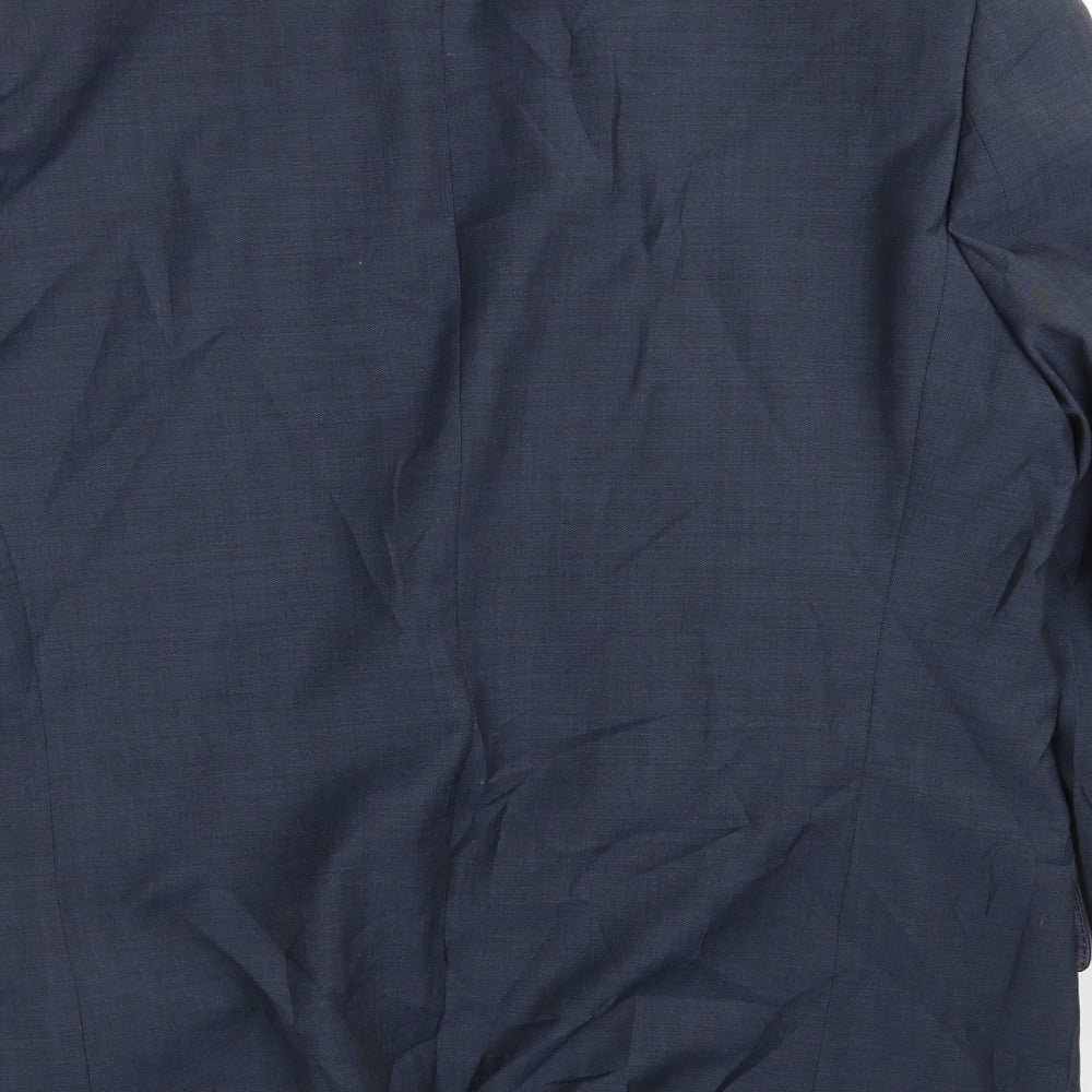 Mens UK Size 44 HIJKLM Blue Jacket