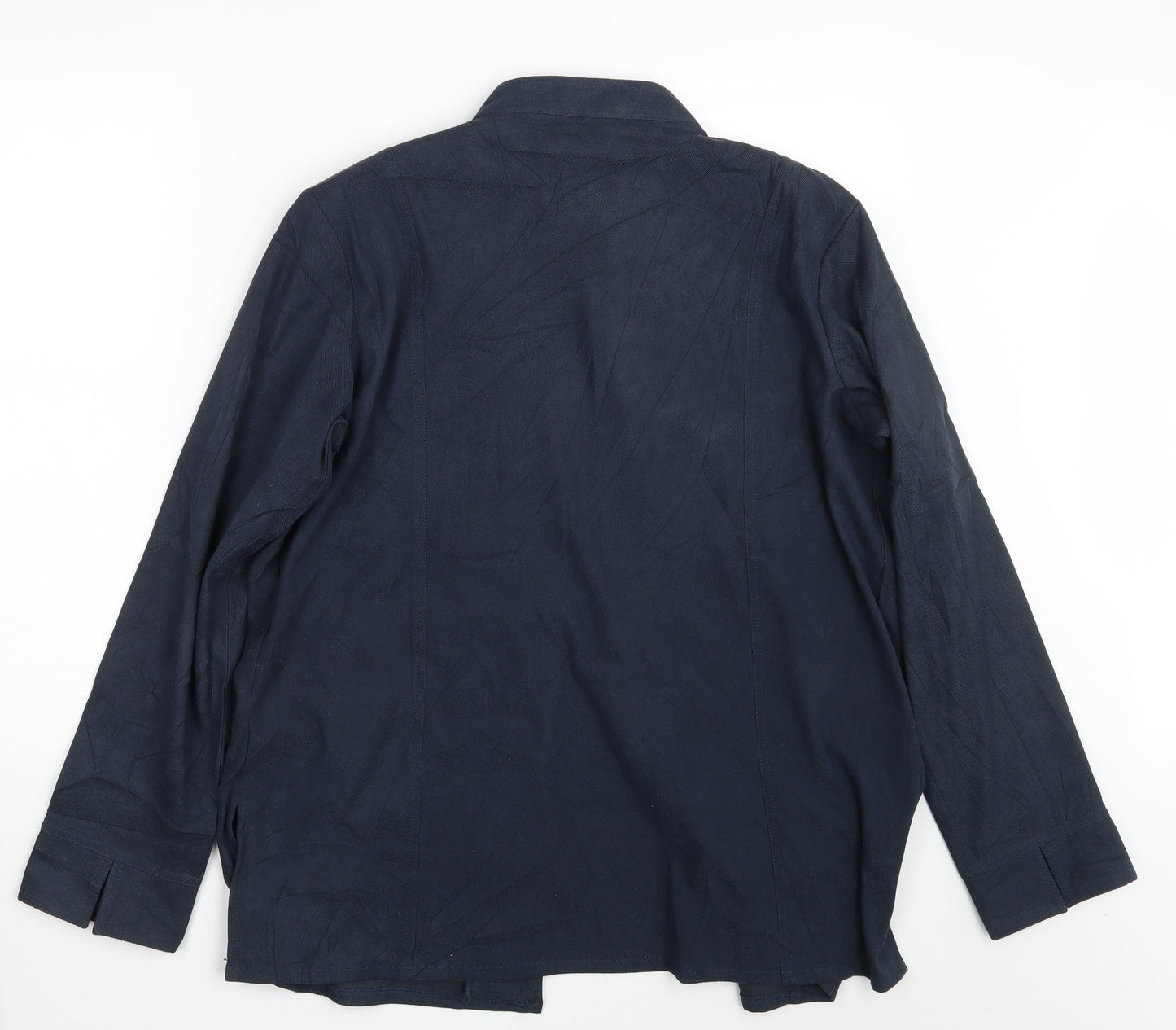 EWM Womens Blue   Basic Button-Up Size 20