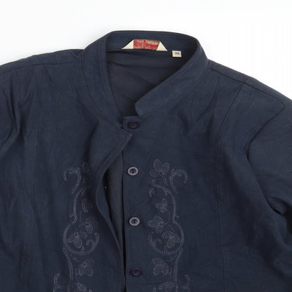 EWM Womens Blue   Basic Button-Up Size 20