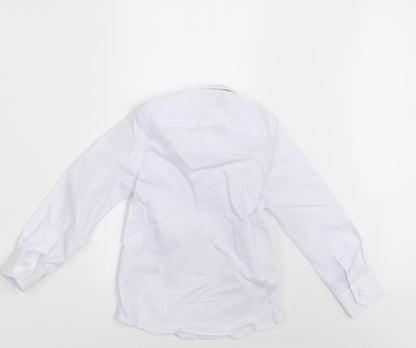 M&S Boys White   Basic Button-Up Size 4-5 Years