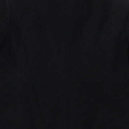 Womens UK Size 16 Marcona Black Overcoat