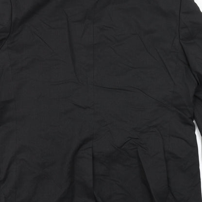 F&F Mens Black Striped  Jacket Blazer Size 44