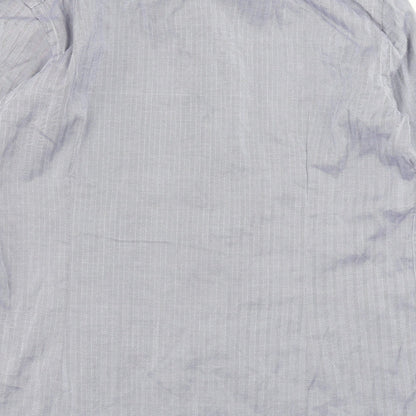 WE Mens Blue Herringbone   Button-Up Size S