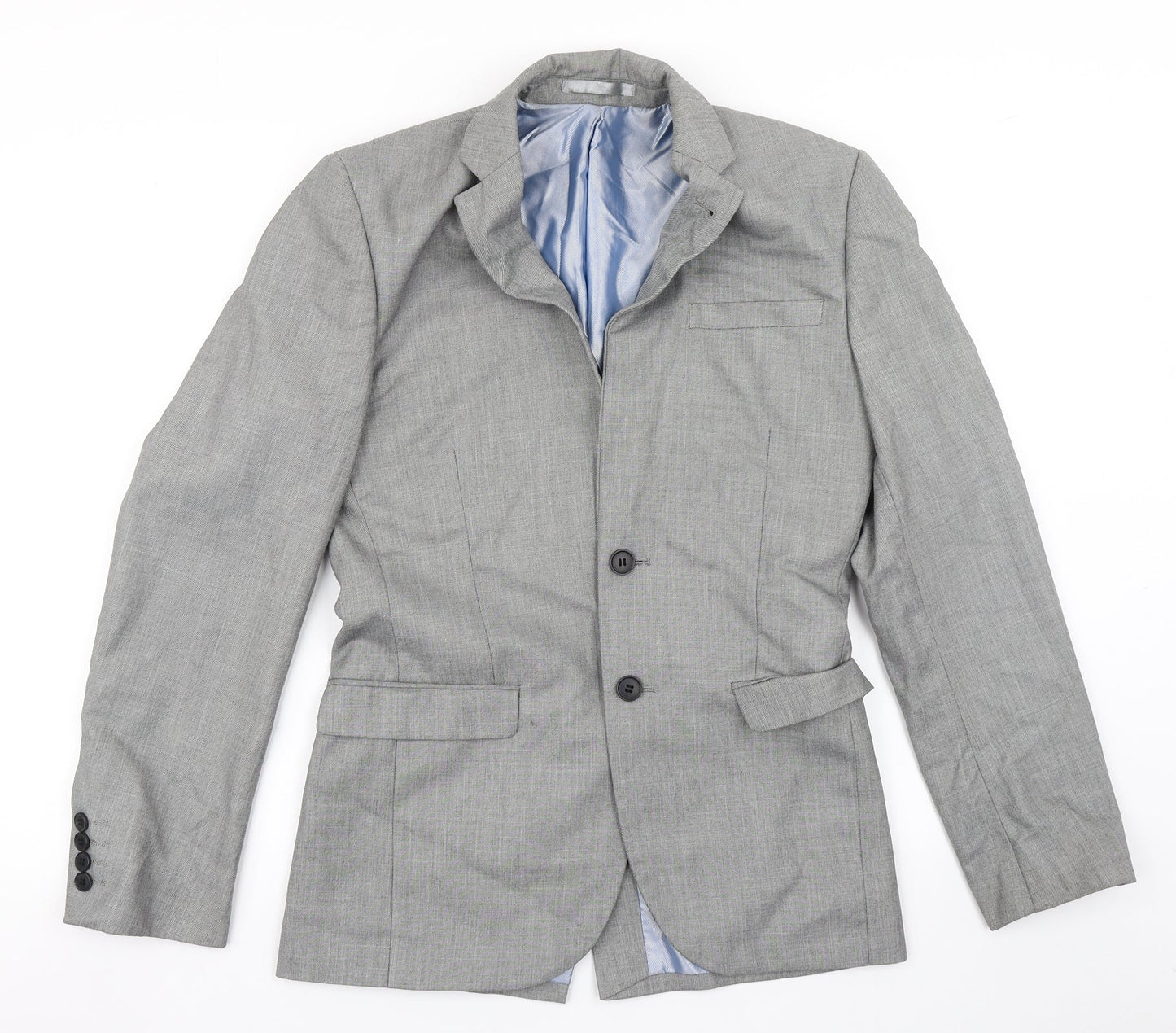 Mens UK Size 34 Cedar Wood State Regular Grey Suit Jacket