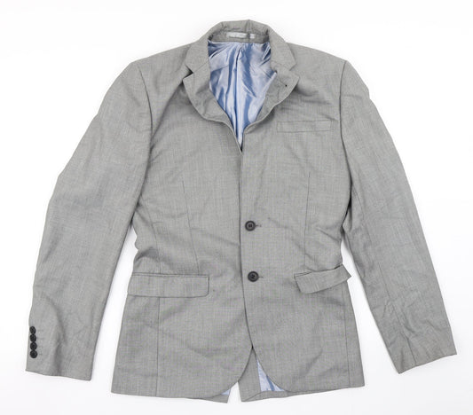 Mens UK Size 34 Cedar Wood State Regular Grey Suit Jacket