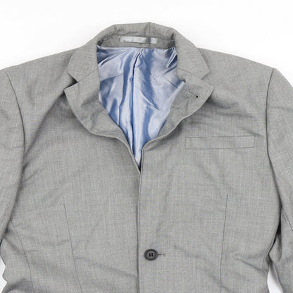 Mens UK Size 34 Cedar Wood State Regular Grey Suit Jacket