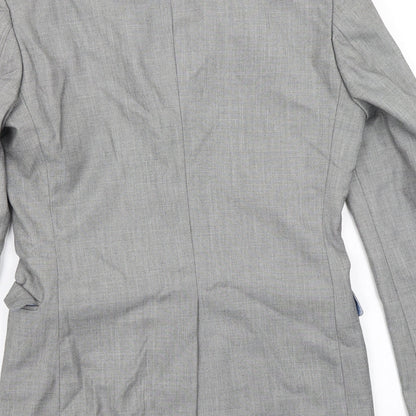 Mens UK Size 34 Cedar Wood State Regular Grey Suit Jacket