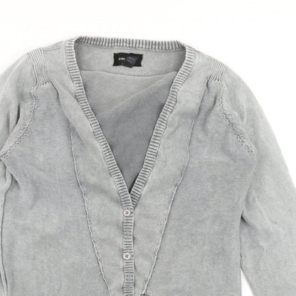 Womens UK Size 10 Insight Grey Cardigan Jumper