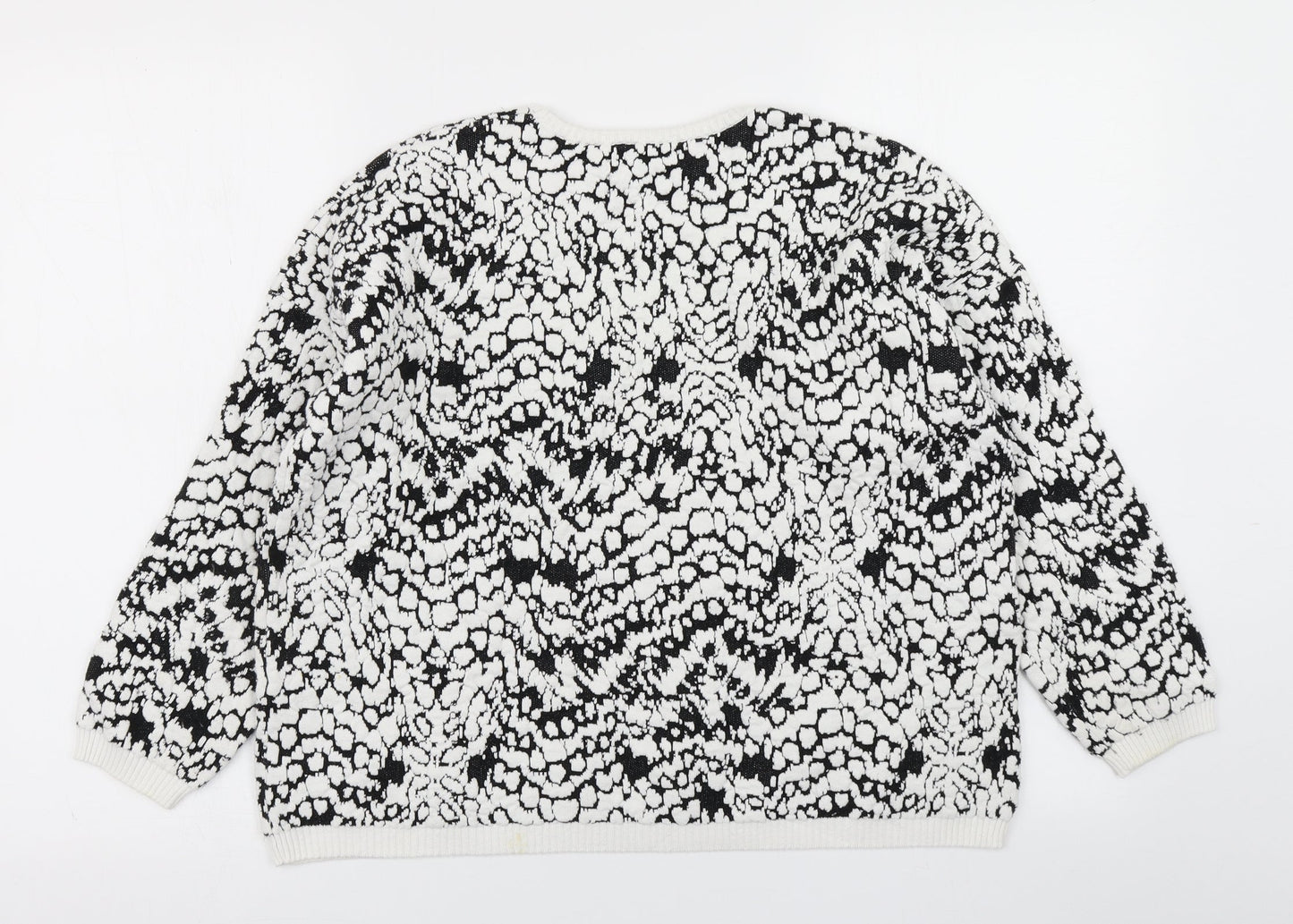 Womens UK Size S French Connection Black Pullover Sweatshirt