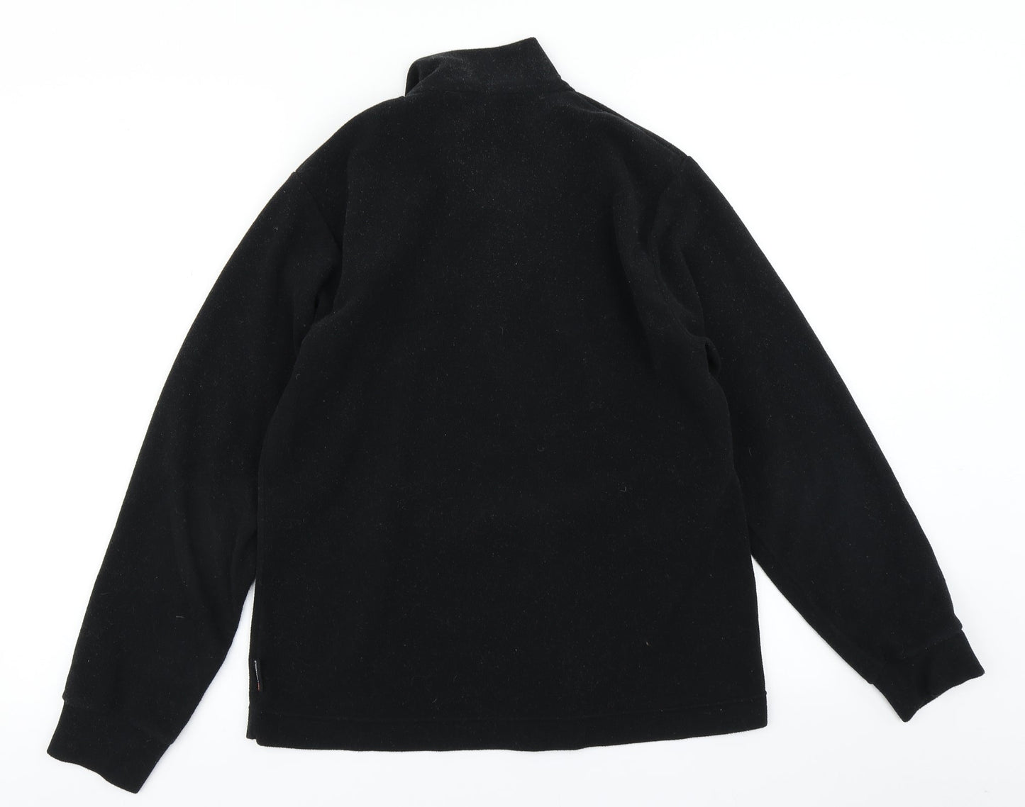 Flli Campagnolo Mens Black  Fleece Pullover Sweatshirt Size S