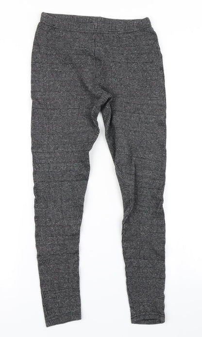 Womens UK Size 8 New Look  Capri Grey Leggings