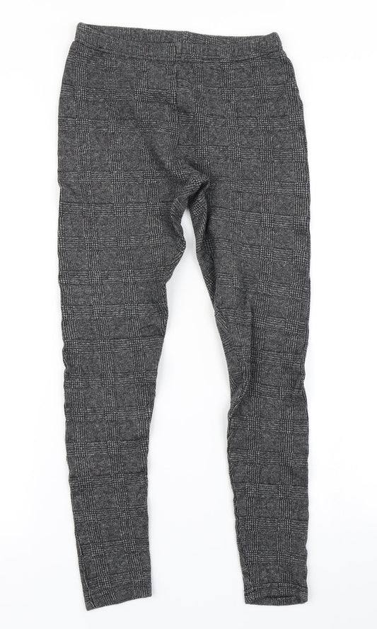 Womens UK Size 8 New Look  Capri Grey Leggings