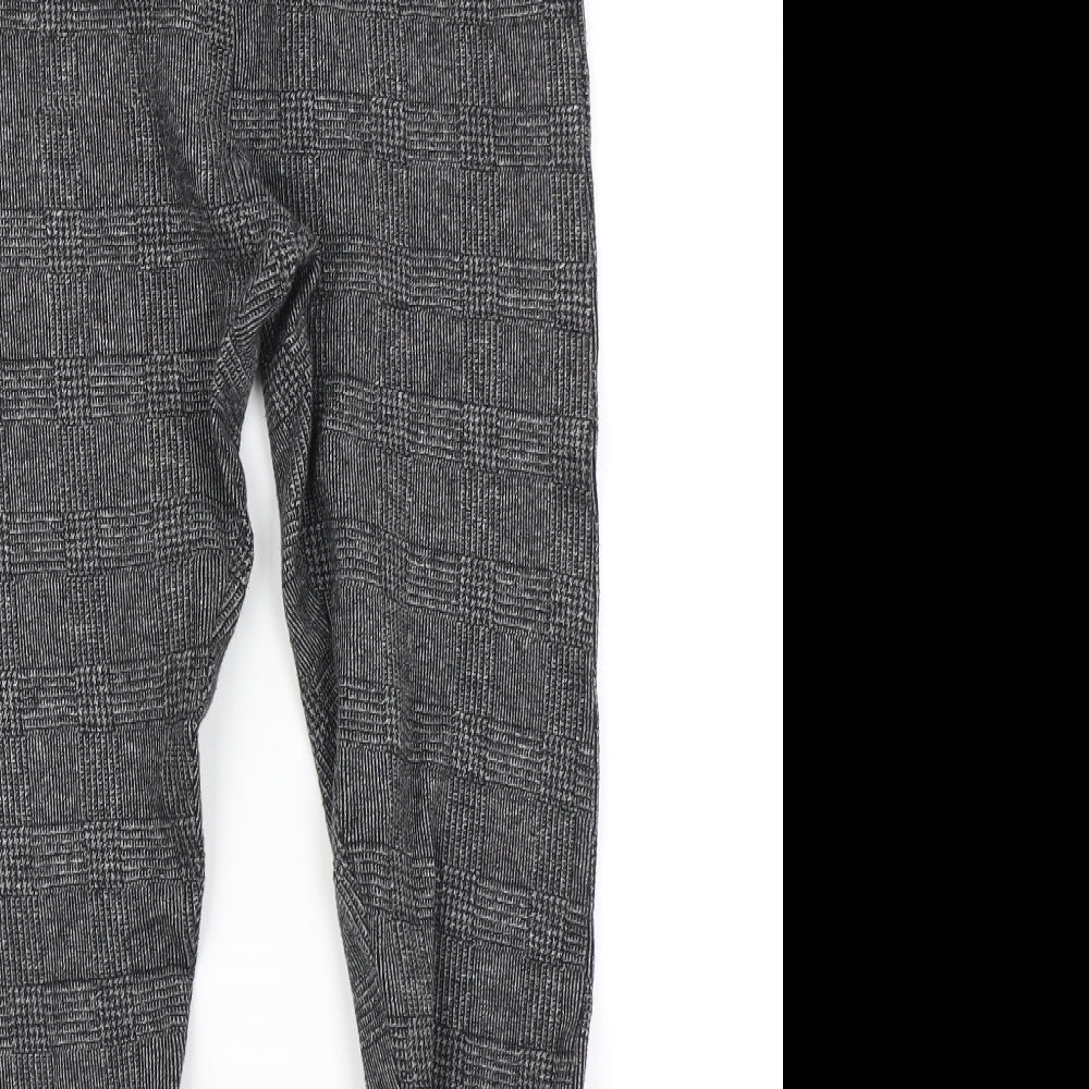 Womens UK Size 8 New Look  Capri Grey Leggings