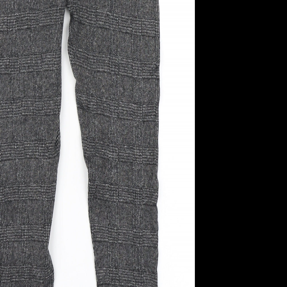 Womens UK Size 8 New Look  Capri Grey Leggings