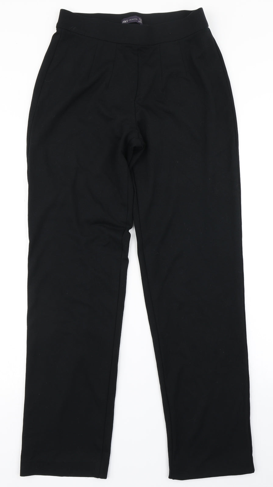 M&S Collection Womens Black   Dress Pants Trousers Size 10 L28 in