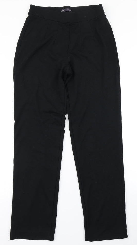 M&S Collection Womens Black   Dress Pants Trousers Size 10 L28 in