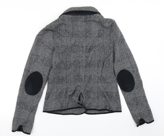 NEXT Womens Grey Check  Jacket Blazer Size 10