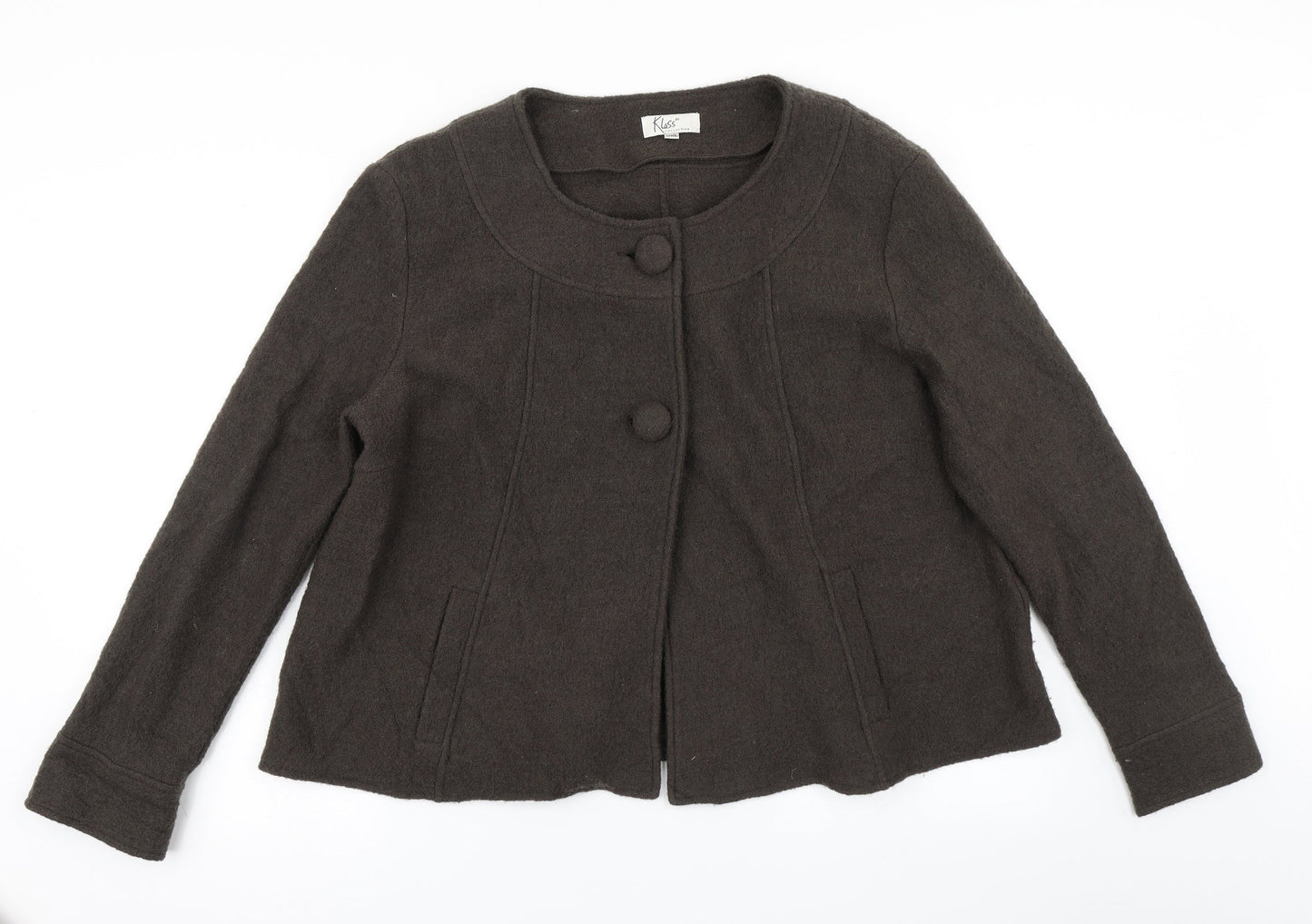 klass collection Womens Green   Overcoat Coat Size 2XL