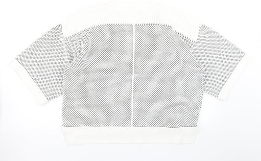 Womens UK Size 14 M&S White Pullover Jumper