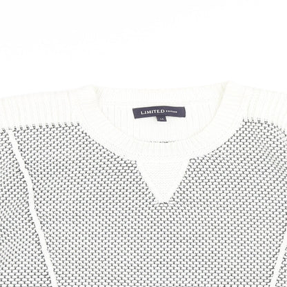 Womens UK Size 14 M&S White Pullover Jumper