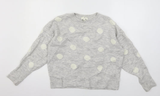 Womens UK Size M H&M Grey Pullover Jumper
