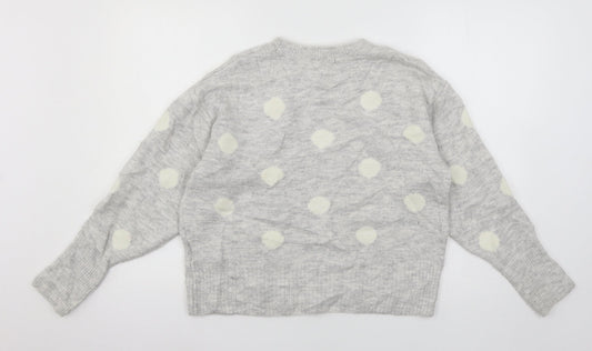 Womens UK Size M H&M Grey Pullover Jumper